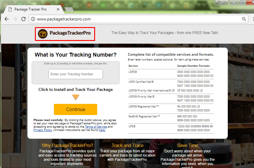 How To Remove Package Tracker Pro Browser Virus Easily?